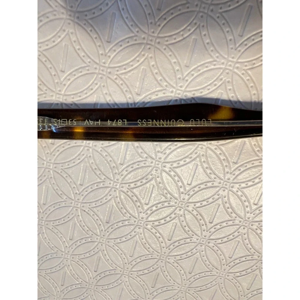 Lulu Guinness L874 HAV Eyeglasses Tortoise Leopard Cat Eye‎ Frames 53-15-135